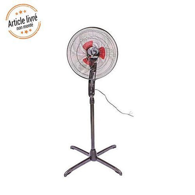 Binatone Ventilateur A-1695 Avec Télécommande - Tactile - Rouge/Noir -06 Mois Garantie