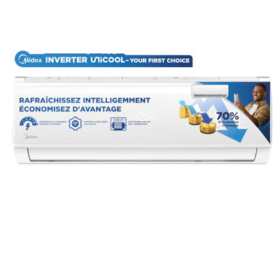 MIDEA SPLIT UNICOOL 12.000 BTU INVERTER R410A - MSAF24B-12CRDN1