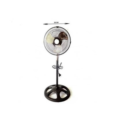 Crown 1Petits Ventilateur Kirikou Puissant 10 Pouces - Noir