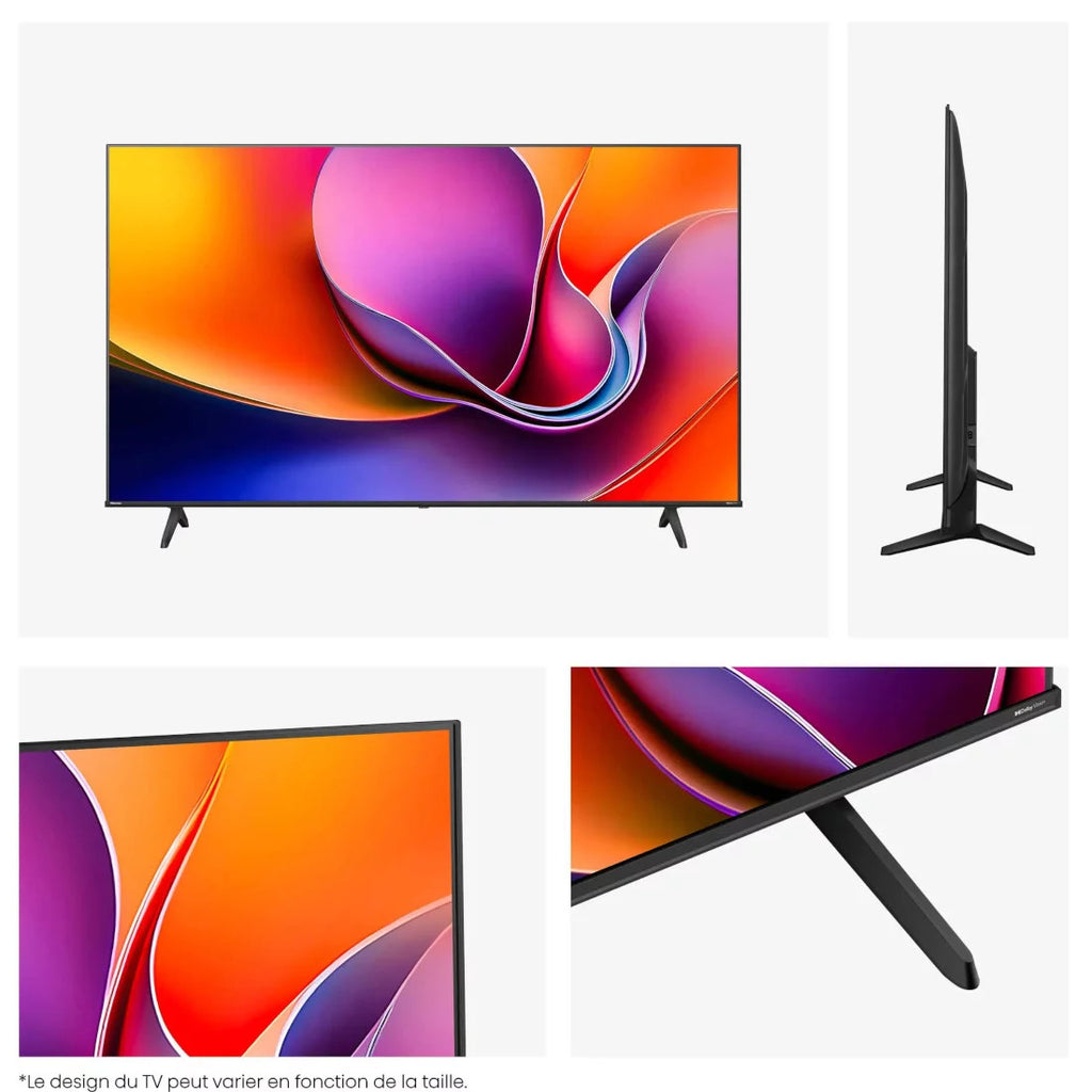Hisense Hisense Smart TV 55″ – 4K UHD TV – A6N- Noir