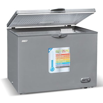 SMART TECHNOLOGY Congélateur Couché  STCC-385 - 327 L - GRIS - 12 Mois De Garantie