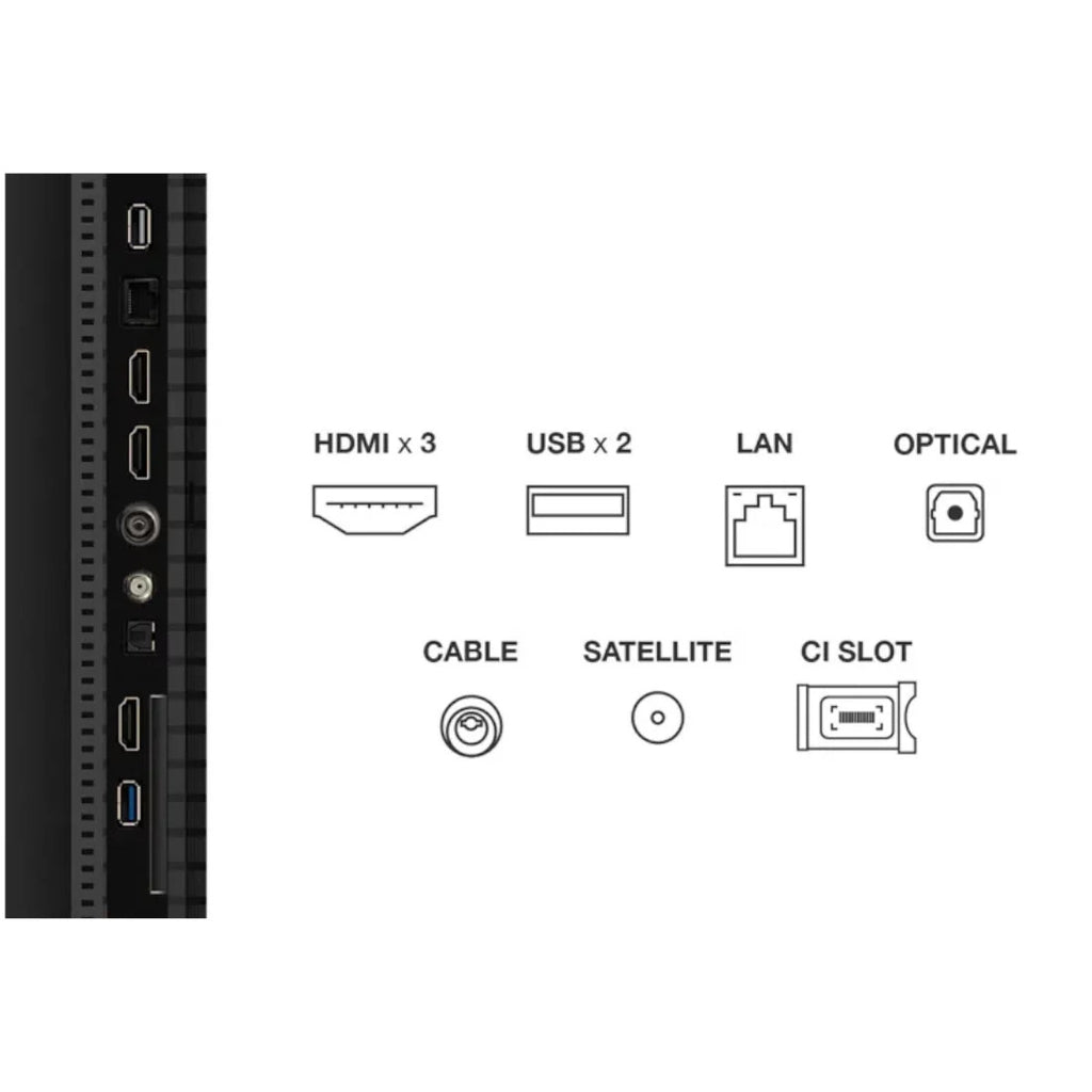 TCL TV GOOGLE 50'' QLED SLIM-UNIBODY AIPQ PROCESSOR - 50P7K