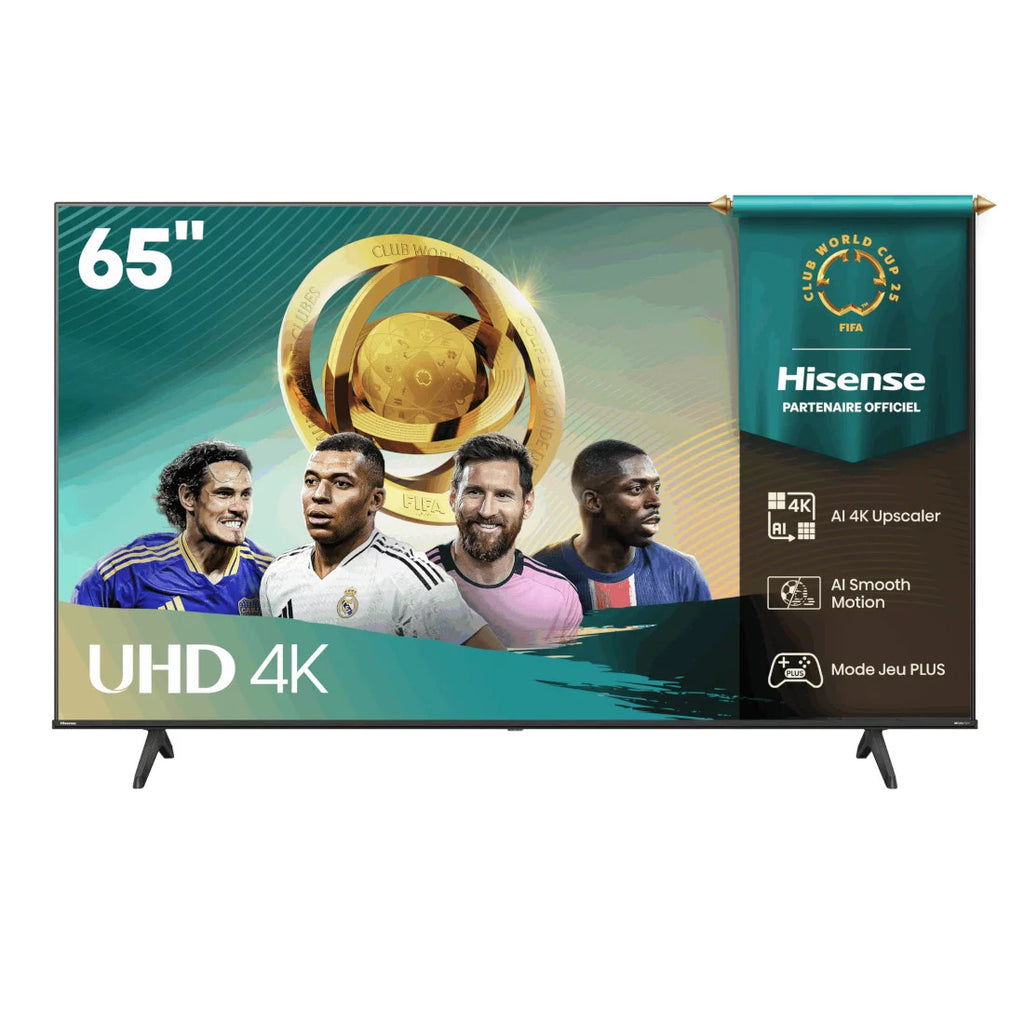 Hisense TV LED 65''- 4K Uhd Tv - Smart - Youtube - Dolby Vision - 163Cm - Noir
