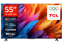 Charger l'image dans la galerie, TCL TV 55'' - GOOGLE TV - 4K UHD - HDR - YOUTUBE - Noir