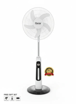 Zoom  Ventilateur Rechargeable Oscar 18 Pouces – Puissant & Silencieux