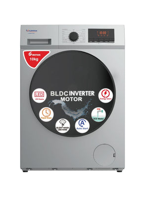 Machine à Laver Automatique - MILLENNIUM - Front Load - 10kg - Argent - Garantie: 12 mois