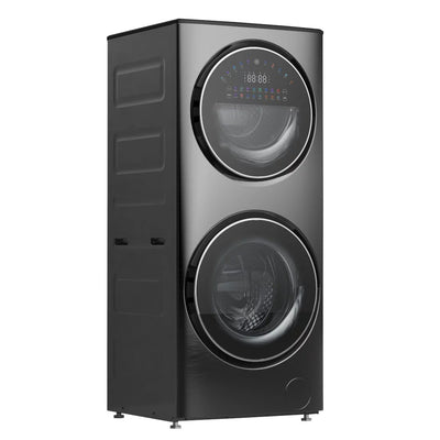 NASCO MACHINE A LAVER 15 KG AVEC DEUX HUBLOTS ET SECHAGE 7KG - SNASFL2V-15W7D-V1