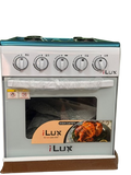 Ilux Cuisinière 4 Feux LXG-15W - Blanc - Garantie 6 Mois