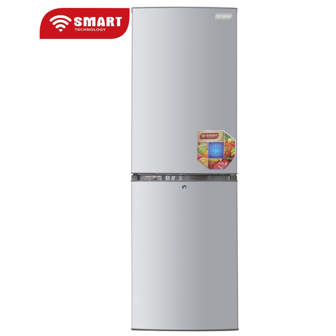 SMART TECHNOLOGY Réfrigérateur Combiné - STCB-398S- 270L - Argent - 12 Mois Garantie