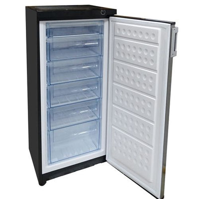 SMART TECHNOLOGY Congélateur Vertical 6 Tiroirs- STCD-236 - 152 L - 12 Mois Garantie - GRIS