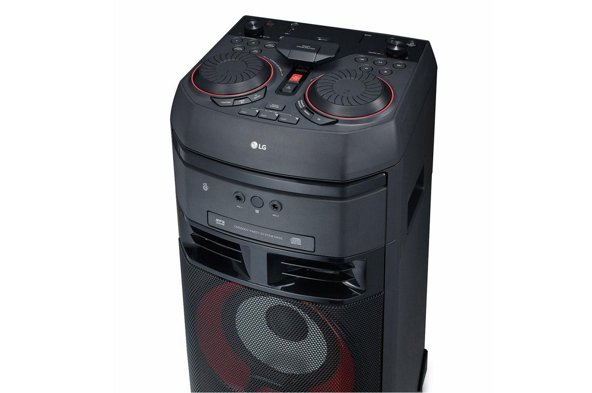 OK55 LG XBOOM 500 W avec effets karaoké et DJ – djambox