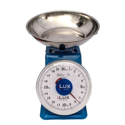 Ilux Balance De Cuisine Analogique - 20kg - Bleu