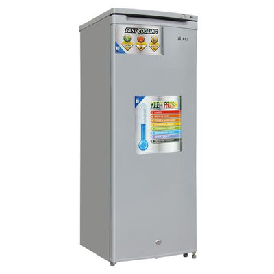 Ilux Congélateur Vertical ILCV230 - 162 L - 6 Tiroirs - Inox - Garantie 6 Mois