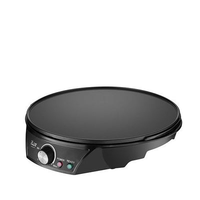 Ilux Crêpière Electrique LX-CM100 - 1200W - Cuisson Rapide