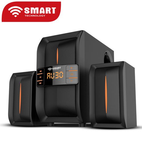SMART TECHNOLOGY Système Audio Avec Haut-parleur Multimédia FM Radio / USB/SD Card/MP3 - STHB-9888M - Noir