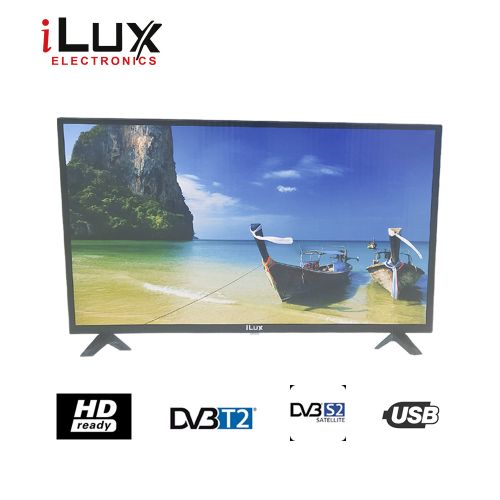 Ilux Slim TV LED 40" HD - Décodeur Intégré - HDMI - USB - VGA - 6 Mois De Garantie