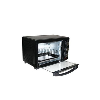 Ilux Mini Four Electrique - 30 L - 4 Elements Chauffants à 1600W - Noir