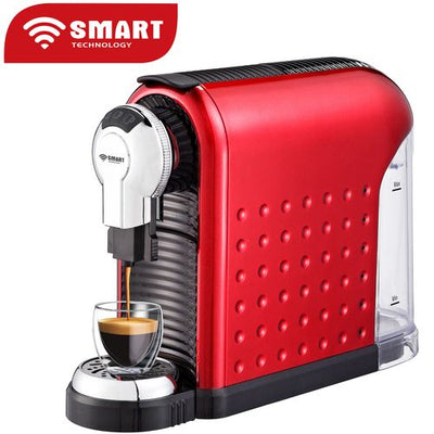 SMART TECHNOLOGY Machine à Capsule Expresso - 0.8L -STPE-787C - Rouge/Noir