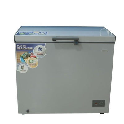 Nasco Congelateur Horizontal - HNAS-350 / SNAS-350 - 260 Litres - Gris - Garantie 12 Mois