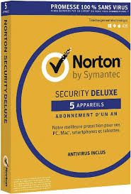 Norton Security Deluxe - 5 Postes - Jaune