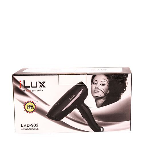 Ilux Sèche Cheveux - LHD932 - 1200W - Noir