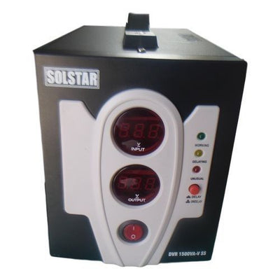 Solstar Régulateur De Tension Automatique SOLSTAR - DVR 1000VA SS - Blanc/Noir