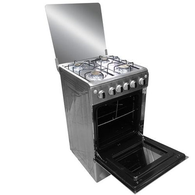 SMART TECHNOLOGY Cuisinière - Gaz 4 Feux Avec Four STC-5050I - 50 X 50 Cm - Inox
