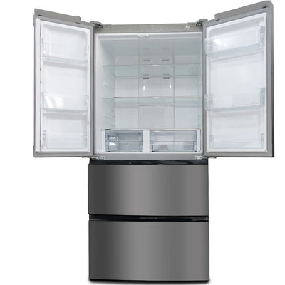 SMART TECHNOLOGY Réfrigérateur Combiné - STCB-612S - 439L L - Gris - 12 Mois Garantie