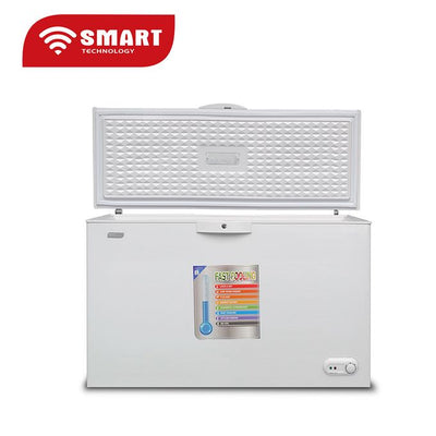 SMART TECHNOLOGY Congélateur Horizontal STCC-320 - Avec Clef - 340 L - Blanc - Garantie 12 Mois