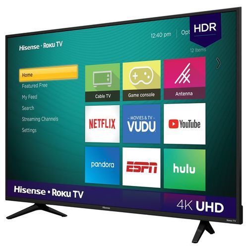 Hisense TV LED 58''- 4K Uhd Tv - Smart - Youtube - Séries 7 - 147Cm - Noir