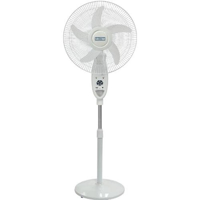 Solstar Ventilateur Rechargeable Sur Pied 18 Pouces RFS-2938U-WHSS (autonomie 12heures) Avec Télécommande
